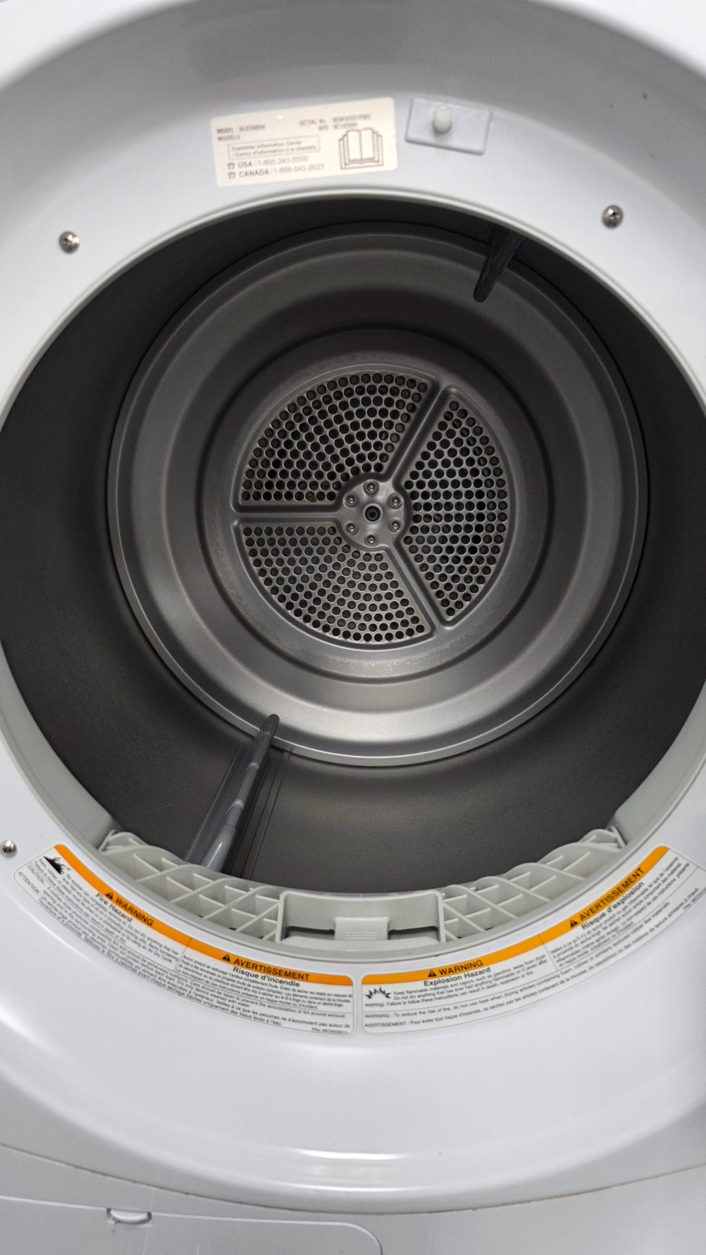 Lg 24" Front Load Ventless Dryer  -DLEC885W
