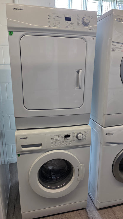Samsung 24" Front Load Washer/Dryer Set- washer WFJ1254/XAC  dryer DV665JW/XAC