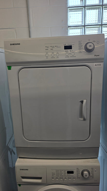 Samsung 24" Front Load Washer/Dryer Set- washer WFJ1254/XAC  dryer DV665JW/XAC