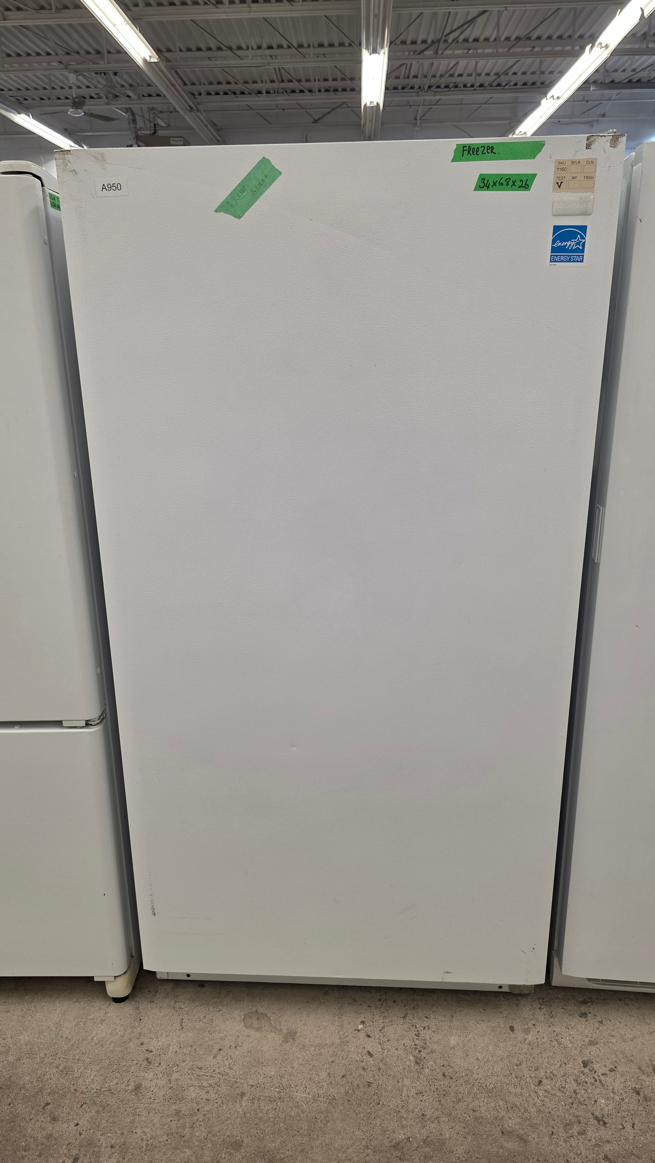 Frigidaire 34" Upright Freezer FFF17F1RWO