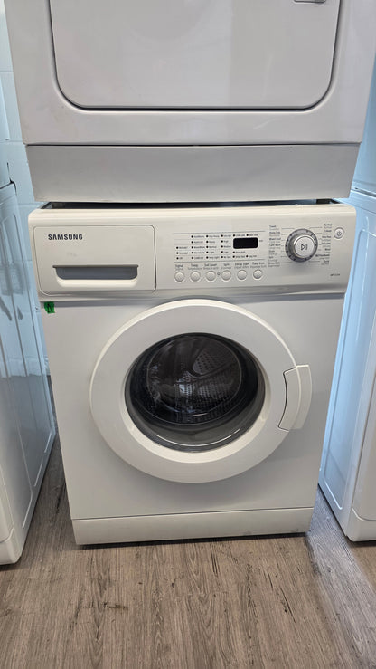Samsung 24" Front Load Washer/Dryer Set- washer WFJ1254/XAC  dryer DV665JW/XAC