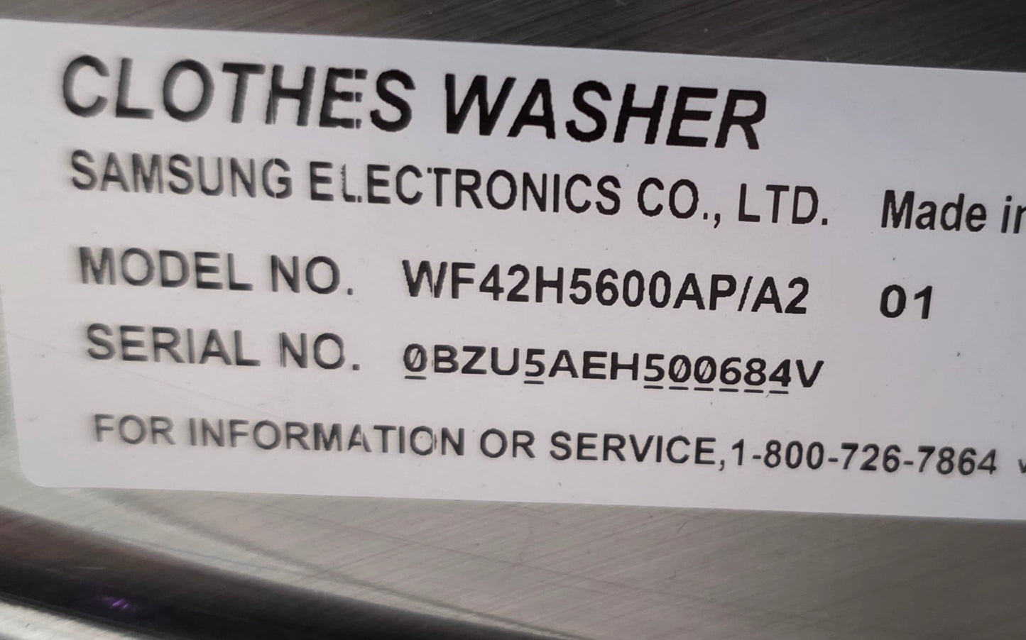 Samsung 27" Front Load Washer and Dryer Set
