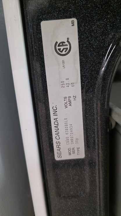 Kenmore 30" Coil Top Range c880 638080l0