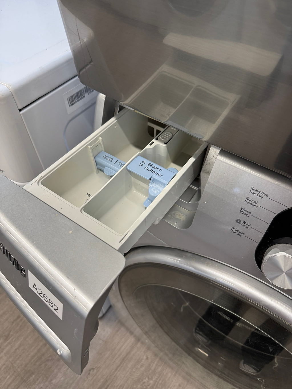Samsung 27-inch front load washer WF218ANS/XAC silver - photo 2