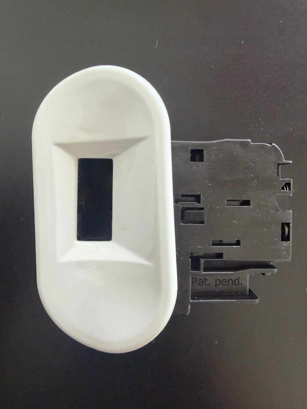 Samsung WF45M5100AW/A5 washer door lock assembly handle view