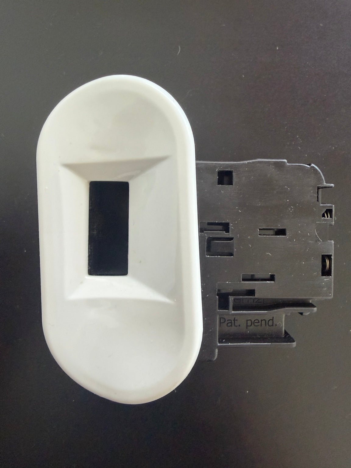 Samsung WF45M5100AW/A5 washer door lock assembly handle view